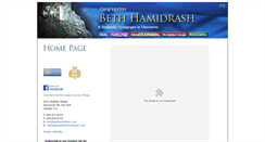 Desktop Screenshot of bethhamidrash.com