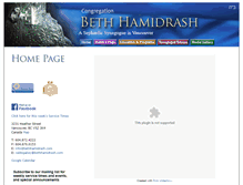 Tablet Screenshot of bethhamidrash.com